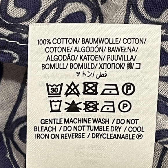 Boden US 14 Sarah Kaftan Dress Blue 0298 Ribbon maxi Paisley Whirl long sleeve - Picture 7 of 12